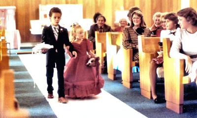 BRIAN AND KELLY AT WEDDING