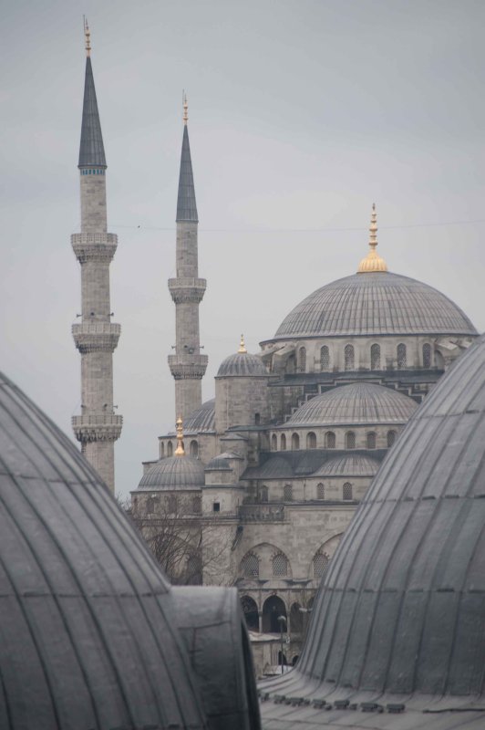 Istanbul Blue Mosque Domes
