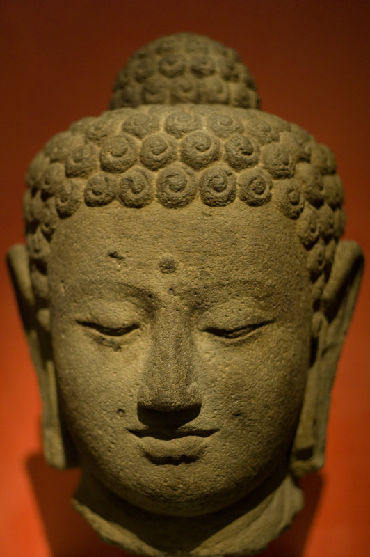 Buddha on Orange