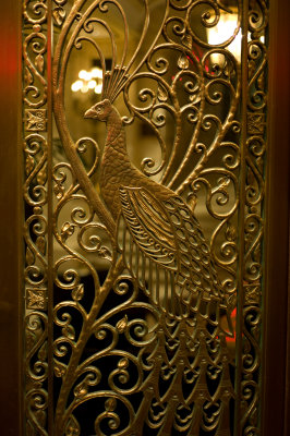 Peacock Door Detail