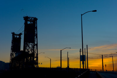 Steel Bridge at Dawn
