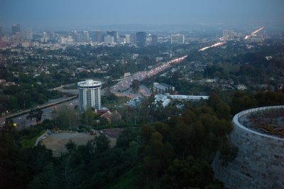 View of the 405