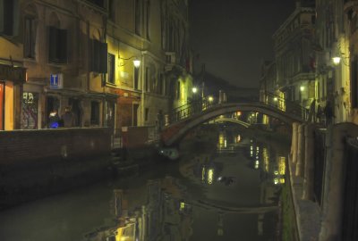 Dosoduro Canal at Night