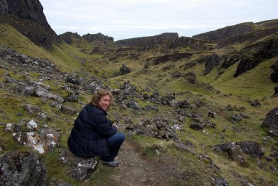 Fiona at the Quirang