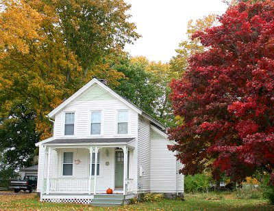 Little White Country House Connecticut
