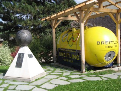 C'est de Chteau-d'Oex que Bertrand Piccard et Brian Jones se sont lancs pour faire le tour du monde en ballon sans escale