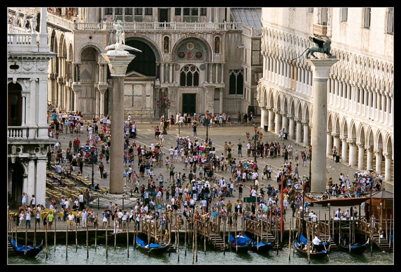 People on St Marks Square