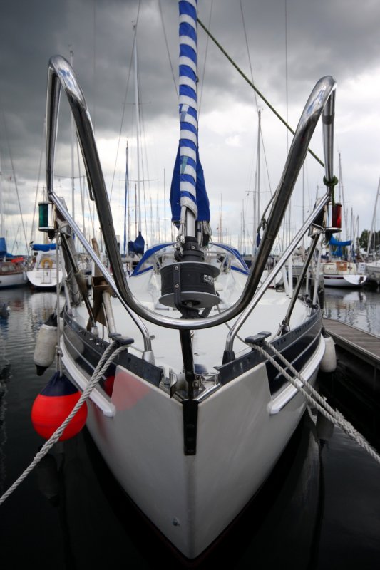 The Sindbad at its mooring area (Kiel, Germany)
