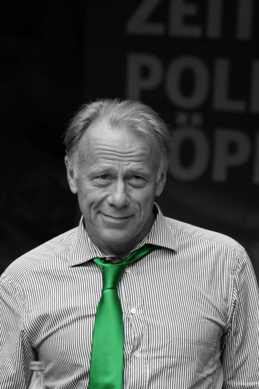 The politician Jrgen Trittin (Green Party) in Bonn (Germany)