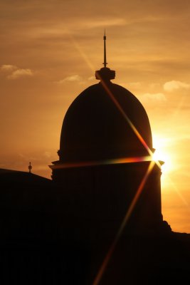 Sundown at Buda Castle, Budapest (Hungary)