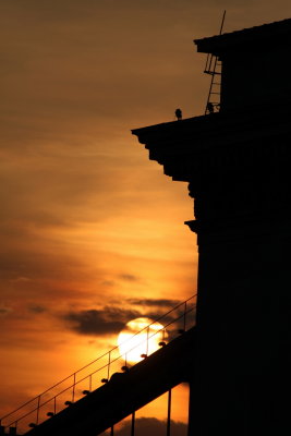 Sundown at Chain Bridge