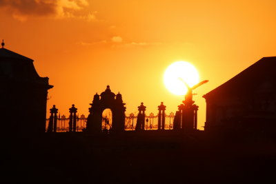 Sundown at Buda Castle, Budapest (Hungary)