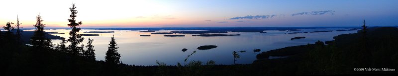  Panorama to Lake Pielinen 224 grades