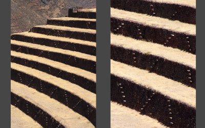 Pisac - steps between terraces