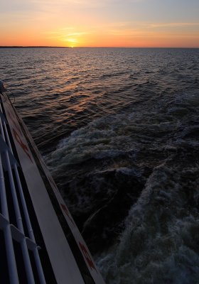 Sunset over Baltic