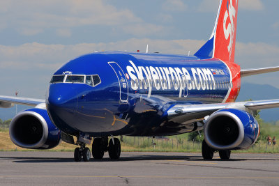 Boeing 737-76N OM-NGK Sky Europe, Airport Poprad-Tatry