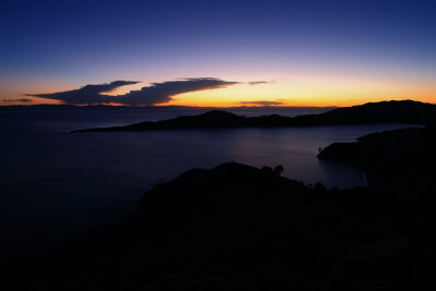 Sunset over Titicaca (Peru)