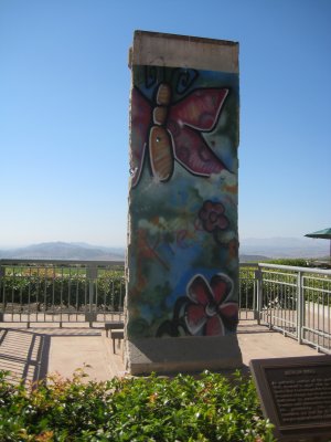 A real piece of the Berlin Wall....the Free Side