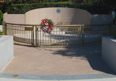 Another view of Reagan's Burial Site