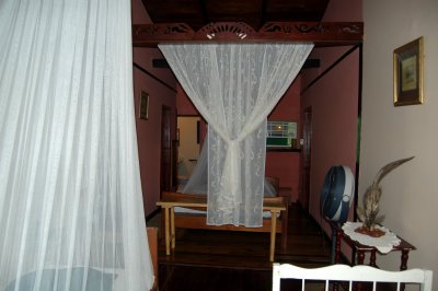Mosquito nets - no A/C here...Mt. Plaisir - Room 2