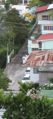 Houses Nestled Along Narrow Drives