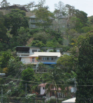 Houses up the hill