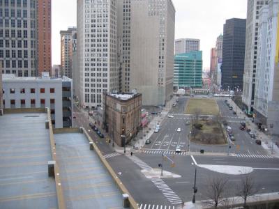Strreet in far background is Michigan Ave