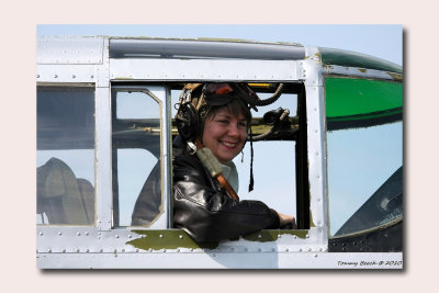 Nose Art  in the cockpit