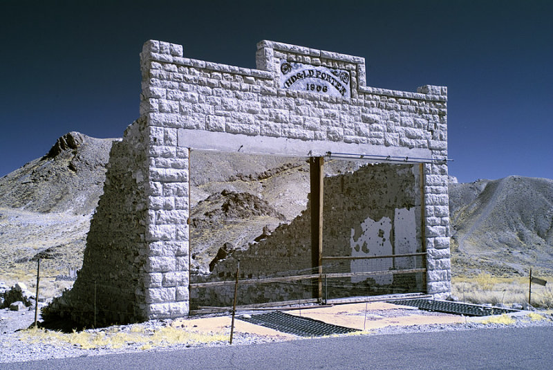 Ghost town of Rhyolite, Nevada. Just outside of Death Valley NP.