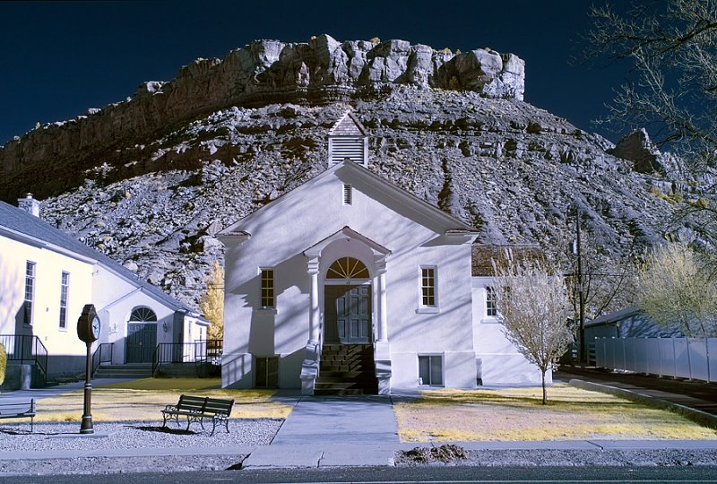 Scenic church in Springdale, Utah.