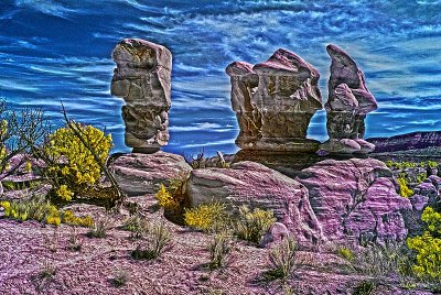 Same as previous image, then added some tone mapping to control the highlights and bring out more detail.