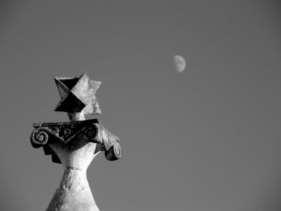 Point of  Trullo with moon