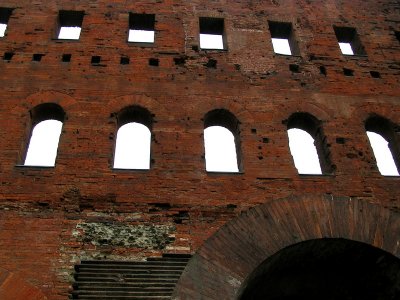 The Roman Palatine Towers - Turin - Italy