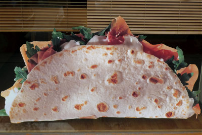 Piadina con proscitto di Parma