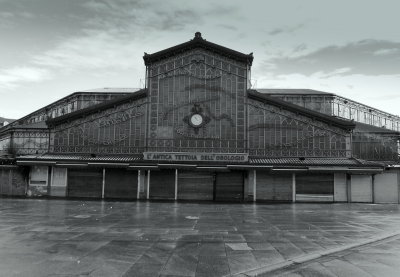 Turin - Italy -  Porta Palazzo  - Market hall