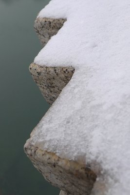 Snow on the parapet