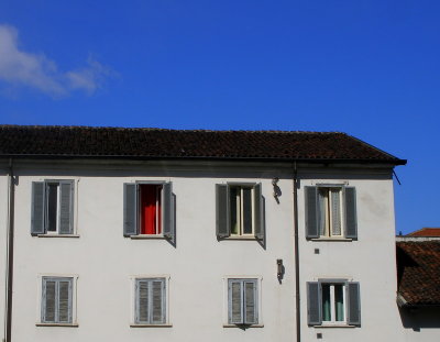 Red window