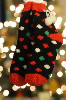 Dec 27  Christmas socks