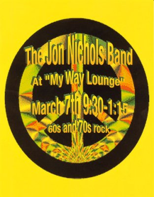 Jon Nichols Band poster