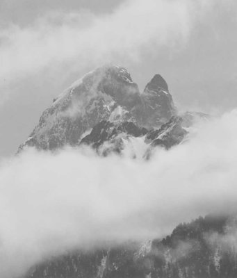 L’Ossau vu de la vallée d’Ossau (région de Goust)