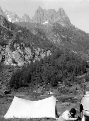 Mcanique au col des Mulets au-dessus de Chamonix