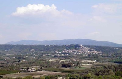 Bonnieux vu de Lacoste