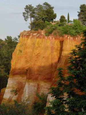 Falaise d'ocre