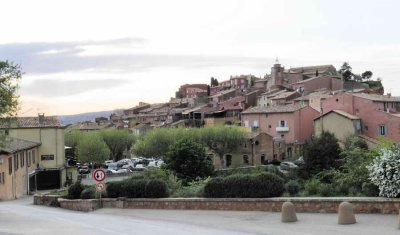 Le coeur du village de Roussillon