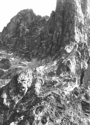 Partie suprieure de l'peron NW du Pic d'Ossau
