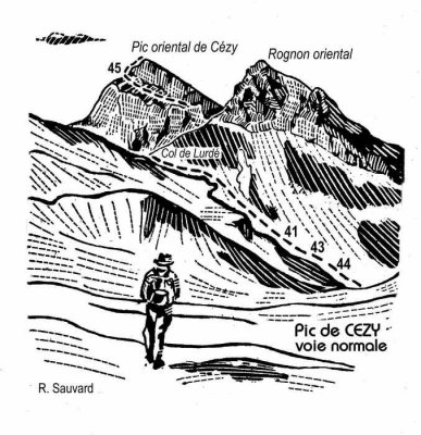 02b Le Cezy, en venant des Eaux-Bonnes