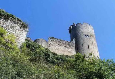 Chteau de Najac, ce qui reste de l'difice