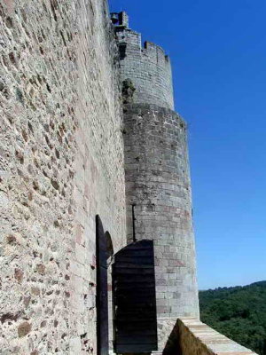 Chteau de Najac : muraille mridionale
