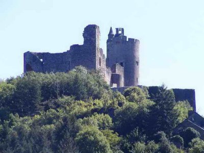 Najac : le chteau vu de l'Ouest
