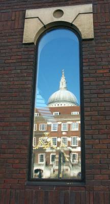 St. Paul's Cathedral Dome reflection